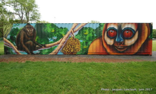 Murales du parc du Pélican, 2e avenue, Molson et Saint-Joseph Montréal, Québec