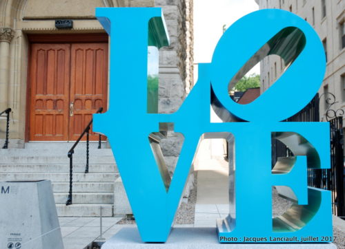 LOVE, Robert Indiana, Balade pour la Paix, Montréal, Québec