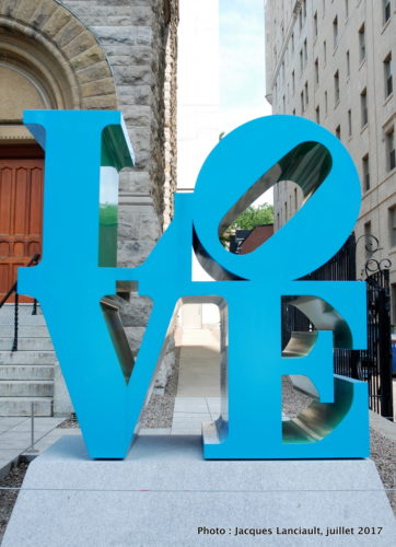 LOVE, Robert Indiana, Balade pour la Paix, Montréal, Québec