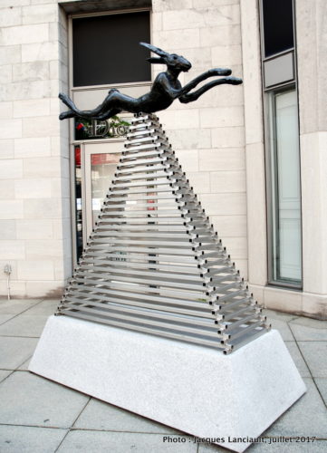 Lièvre, Barry Flanagan, Balade pour la Paix, Montréal, Québec
