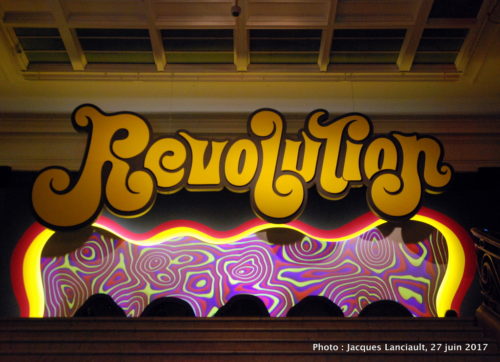 Affiche de l’exposition « Revolution », MBAM