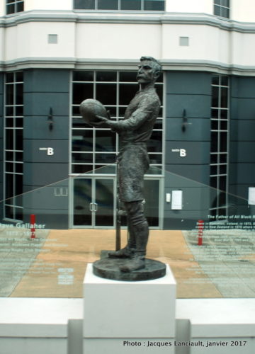 Statue de David Gallaher, Auckland, Nouvelle-Zélande