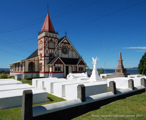 Ohinemutu, Rotorua, île du Nord, Nouvelle-Zélande