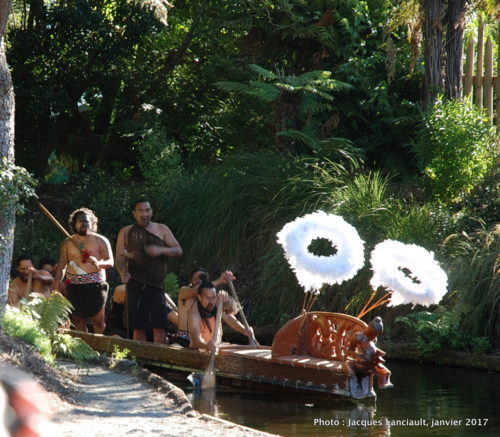Village Tamaki, Rotorua, île du Nord, Nouvelle-Zélande