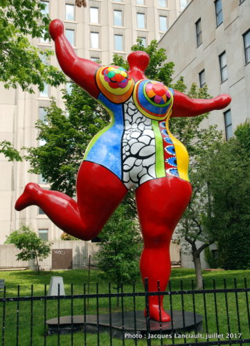 Nana danseuse, Niki de Saint Phalle, Balade pour la Paix, Montréal, Québec