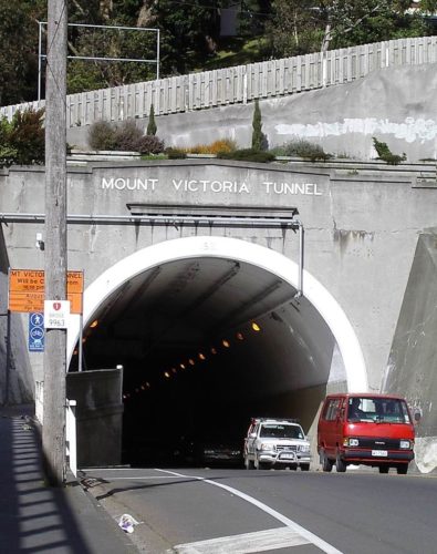 Mount Victoria Tunnel, Wellington, île du Nord, Nouvelle-Zélande