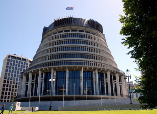 The Beehive, Wellington, île du Nord, Nouvelle-Zélande