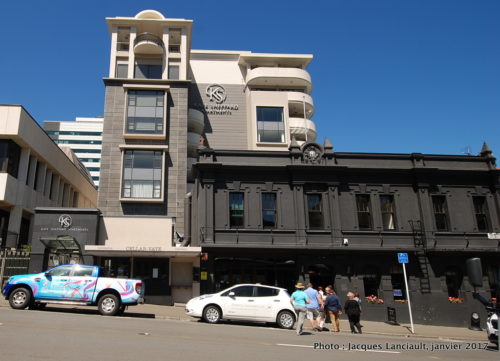 Pub <i>Backbenchers, Wellington, île du Nord, Nouvelle-Zélande