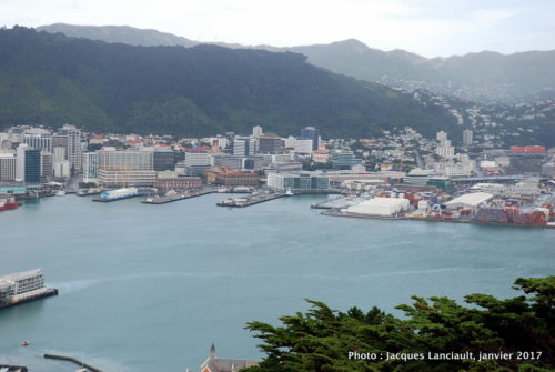 Wellington vue du Mount Victoria Lookout, Wellington, île du Nord, Nouvelle-Zélande