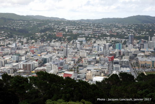 Wellington vue du Mount Victoria Lookout, Wellington, île du Nord, Nouvelle-Zélande