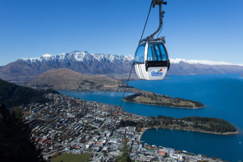 Skyline Gondola, Queenstown, île du Sud, Nouvelle-Zélande