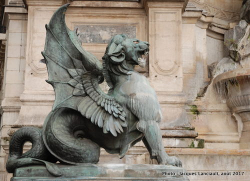 Fontaine Saint-Michel, Paris, France