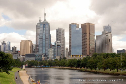 Berges de la Yarra, Melbourne, Australie