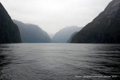 Spirit of Milford, Southern Discoveries, Milford Sound, île du Sud, Nouvelle-Zélande