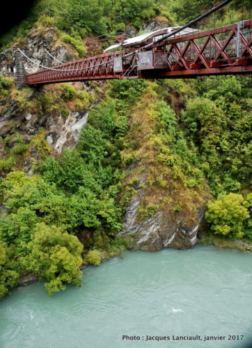 Kawarau Bungy Centre, Queenstown, île du Sud, Nouvelle-Zélande