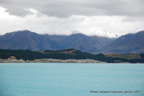 Lac Pukaki, île du Sud, Nouvelle-Zélande