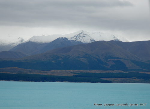 Lac Pukaki, île du Sud, Nouvelle-Zélande