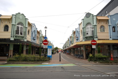 New Regent Street, Christchurch, île du Sud, Nouvelle-Zélande