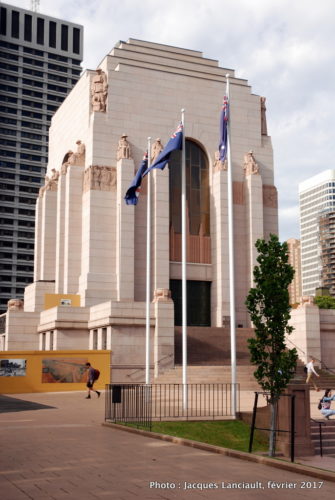 Mémorial de l’ANZAC, Hyde Park, Sydney, Nouvelle-Galles-du-Sud, Australie