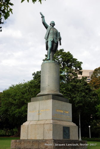 Monument à James Cook, Hyde Park, Sydney, Nouvelle-Galles-du-Sud, Australie