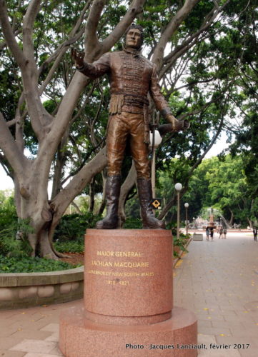 Major General Lachlan Macquirie, Hyde Park, Sydney, Nouvelle-Galles-du-Sud, Australie