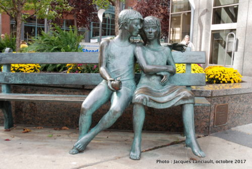 Le banc du secret, Montréal, Québec