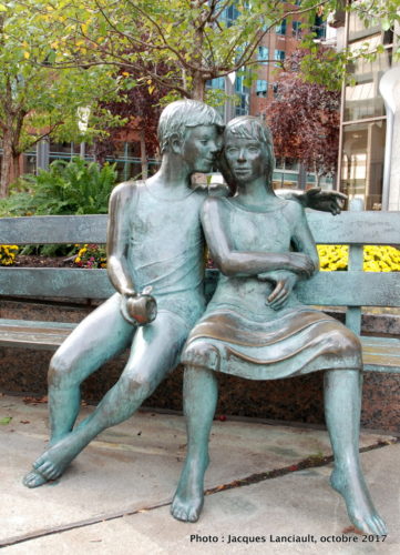 Le banc du secret, Montréal, Québec