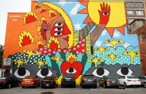 Mes cinq yeux sur le soleil, de Ricardo Cavolo, Montréal, Québec