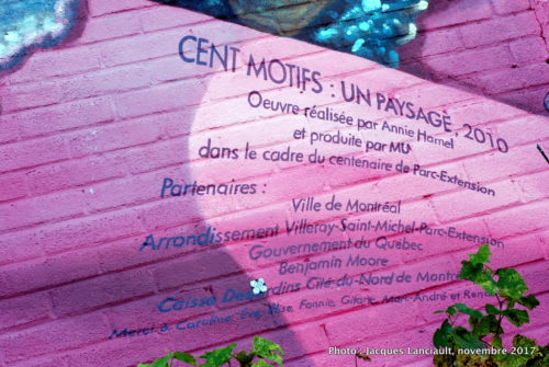 Cent motifs : un paysage 2010, Montréal, Québec