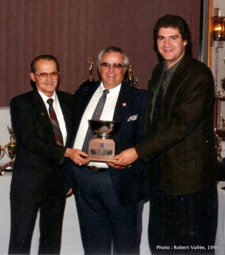 Roméo Lecompte, Richard Bélec et Éric Tétreault