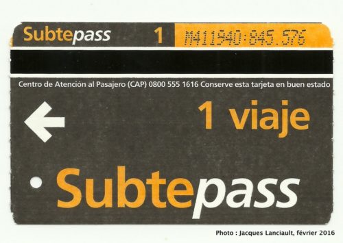 Subte, Buenos Aires, Argentine