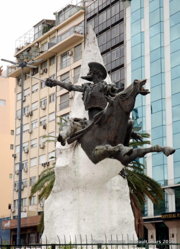 Don Quijote de la Mancha, Avenida 9 de julio, Buenos Aires, Argentine