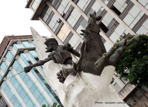 Don Quijote de la Mancha, Avenida 9 de julio, Buenos Aires, Argentine