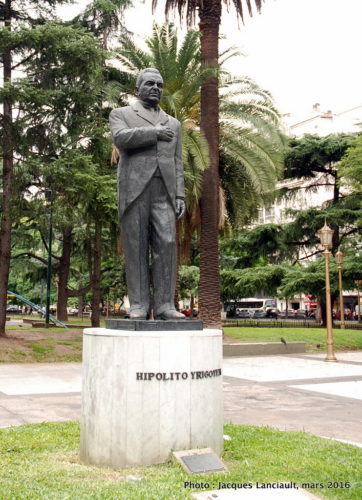 Monument Hipólito Yrigoyen, Plaza Lavalle, Buenos Aires, Argentine