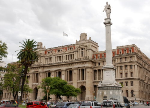 Colonne Juan Lavalle, plaza Lavalle, Buenos Aires, Argentine