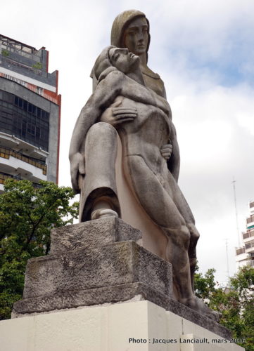 Monumento A los caídos el 6 de septiembre 1930, Buenos Aires Argentine