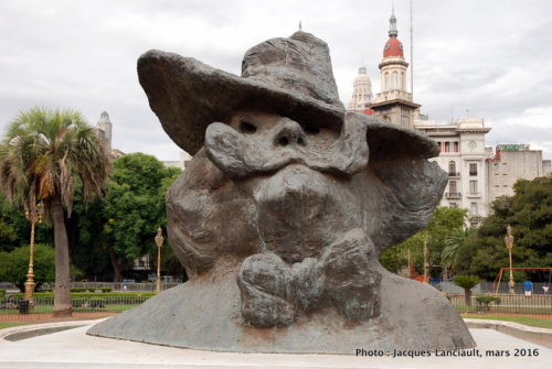 Alfredo Palacio, plaza del Congreso, Buenos Aires, Argentine