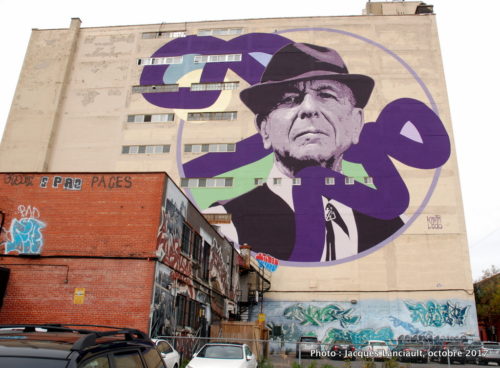 Leonard Cohen, Kevin Ledo, Montréal, Québec