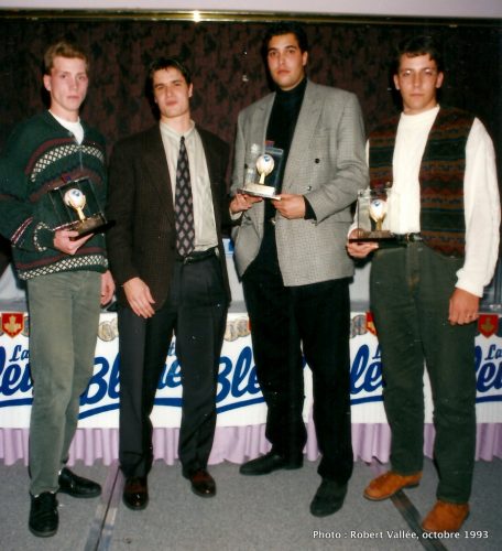 Patrick Forget, Jean-François Lacroix, Derek Aucoin et Benoît Eudes 
