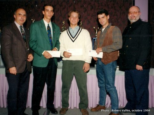 Louis-Philippe Grenier, Kevin Wheaton, André Galarneau, et Bruno Chartrand