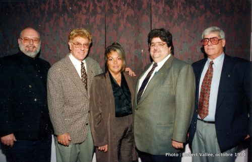 Bill Slack, Francyne Lauzon, Robert Isabelle et Claude Pelletier