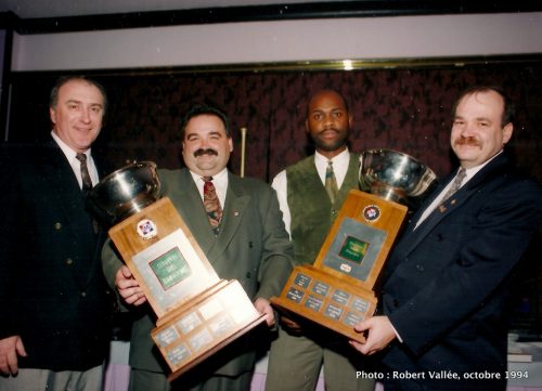 Denis Lafleur, Denis Lévesque, Ian Jordan et Michel Vallée
