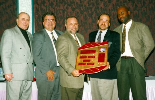 Denis Lafleur, Denis Dumont, Jacques Arcand, Michel Vallée et Ian Jordan