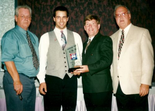 Léon Fortier, Joce Blais, Rodger Brulotte eet Roger Pépin