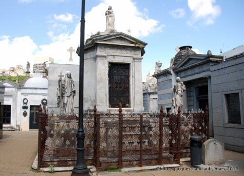 Cementerio de la Recoleta, Quartier Recoleta, Buenos Aires, Argentine