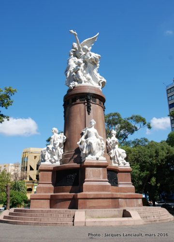 Monument du centenaire de la Révolution de mai, plaza Francia, Buenos Aires, Argentine