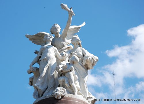 Monument du centenaire de la Révolution de mai, plaza Francia, Buenos Aires, Argentine