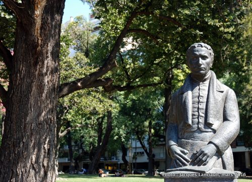 Louis Braille, plaza Francia, Buenos Aires, Argentine