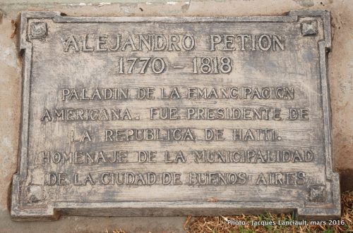 Alejandro Petion, quartier Palermo, Buenos Aires, Argentine