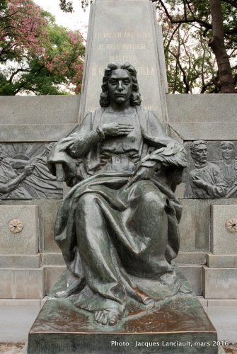 Ramón Castilla, plaza República de Chile, quartier Palermo, Buenos Aires, Argentine